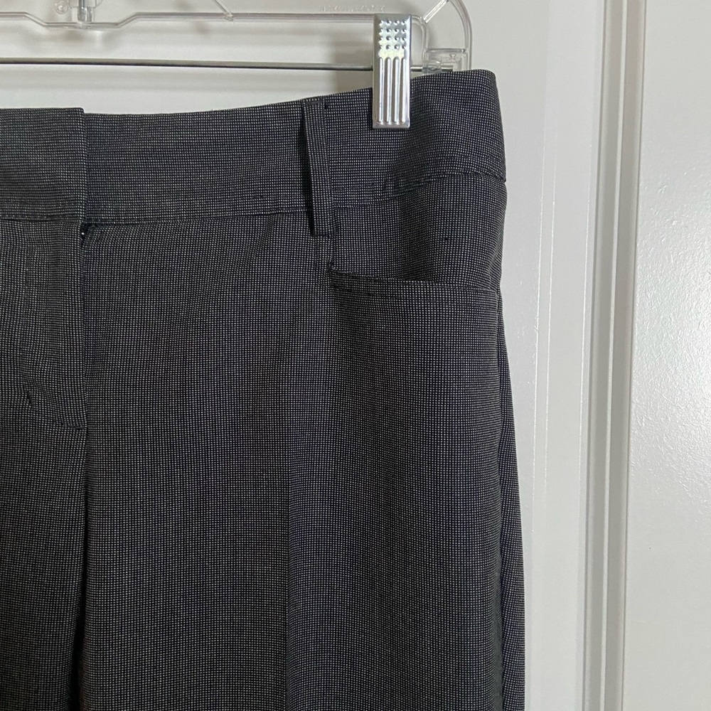 Express Design Studio Black Microcheck Pattern Cr… - image 5